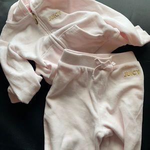 Juicy Couture Girls tracksuit set